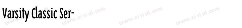 Varsity Classic Ser字体转换 Varsity Classic Ser字体转换